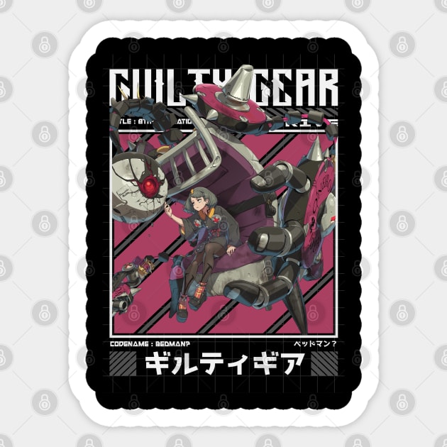 Bedman - Guilty Gear Strive Sticker by Arestration